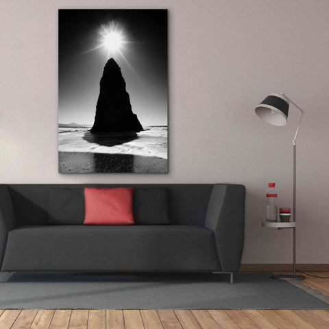 Image of 'Rock Pillar Sun' by Thomas Haney, Giclee Canvas Wall Art,40 x 60