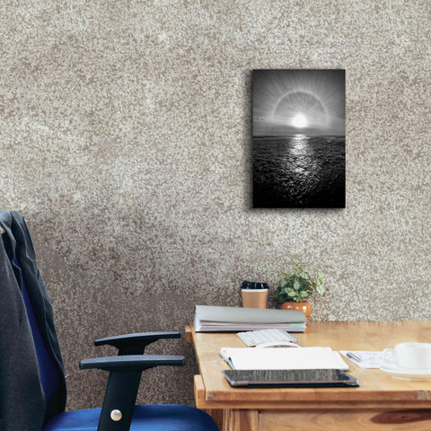 Image of 'Sun Halo Streak Silver' by Thomas Haney, Giclee Canvas Wall Art,12 x 18
