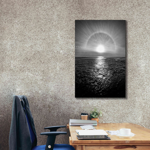 Image of 'Sun Halo Streak Silver' by Thomas Haney, Giclee Canvas Wall Art,26 x 40