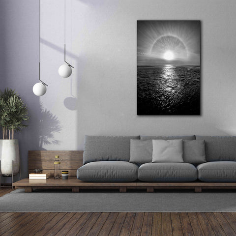 Image of 'Sun Halo Streak Silver' by Thomas Haney, Giclee Canvas Wall Art,40 x 60