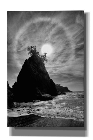 Image of 'Sun Halo 2 Proc B&W' by Thomas Haney, Giclee Canvas Wall Art