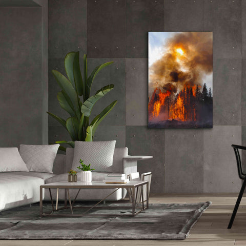 Image of 'Torching' by Thomas Haney, Giclee Canvas Wall Art,40 x 60