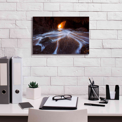 Image of 'Cave Horiz 2 Proc' by Thomas Haney, Giclee Canvas Wall Art,18 x 12