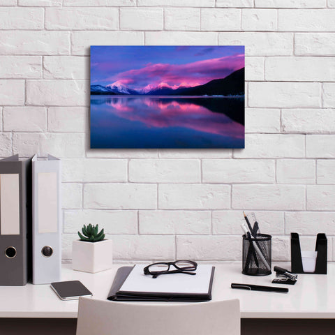 Image of 'Glacier McDonald' by Thomas Haney, Giclee Canvas Wall Art,18 x 12