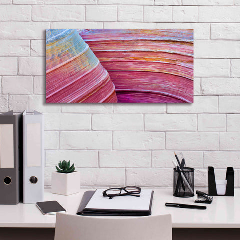 Image of 'Rainbow Rocks' by Thomas Haney, Giclee Canvas Wall Art,24 x 12