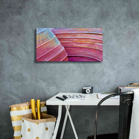 Image of 'Rainbow Rocks' by Thomas Haney, Giclee Canvas Wall Art,24 x 12