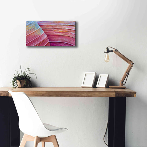 Image of 'Rainbow Rocks' by Thomas Haney, Giclee Canvas Wall Art,24 x 12