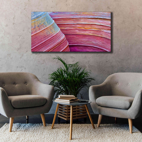 Image of 'Rainbow Rocks' by Thomas Haney, Giclee Canvas Wall Art,60 x 30