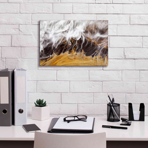 Image of 'Receding Wave' by Thomas Haney, Giclee Canvas Wall Art,18 x 12