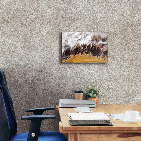 Image of 'Receding Wave' by Thomas Haney, Giclee Canvas Wall Art,18 x 12