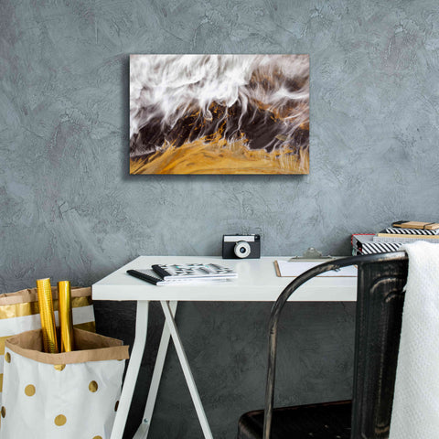 Image of 'Receding Wave' by Thomas Haney, Giclee Canvas Wall Art,18 x 12