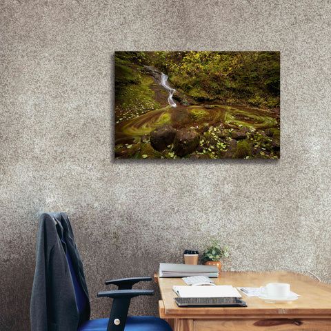 Image of 'Three Blurs' by Thomas Haney, Giclee Canvas Wall Art,40 x 26