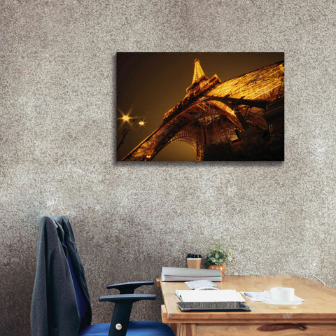 Image of 'Side Effect Eiffel' by Sebastien Lory, Giclee Canvas Wall Art,40 x 26