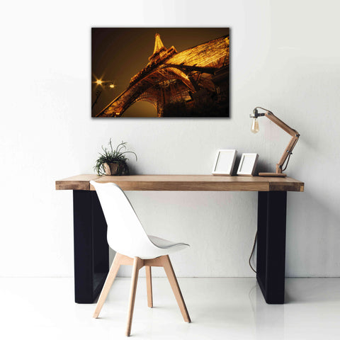 Image of 'Side Effect Eiffel' by Sebastien Lory, Giclee Canvas Wall Art,40 x 26
