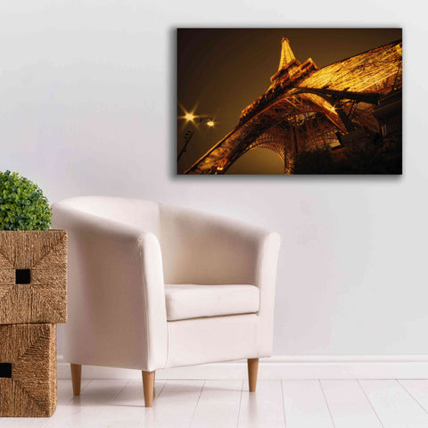 Image of 'Side Effect Eiffel' by Sebastien Lory, Giclee Canvas Wall Art,40 x 26