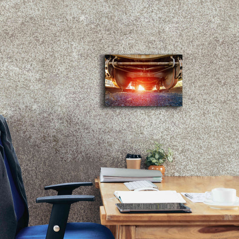 Image of 'Atomic Train' by Sebastien Lory, Giclee Canvas Wall Art,18 x 12