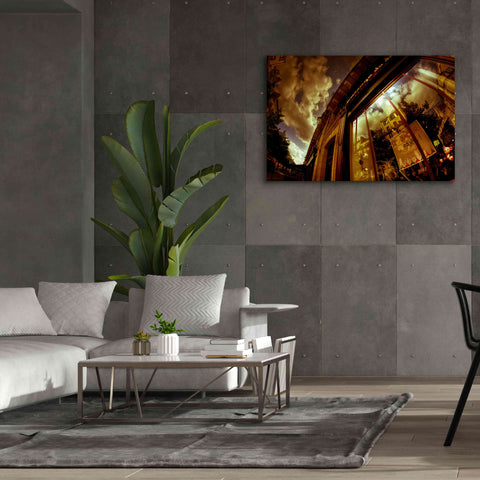 Image of 'Love In Paris' by Sebastien Lory, Giclee Canvas Wall Art,60 x 40