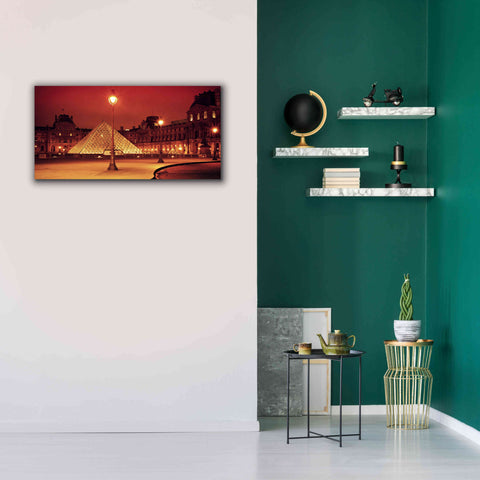 Image of 'Louvre' by Sebastien Lory, Giclee Canvas Wall Art,40 x 20