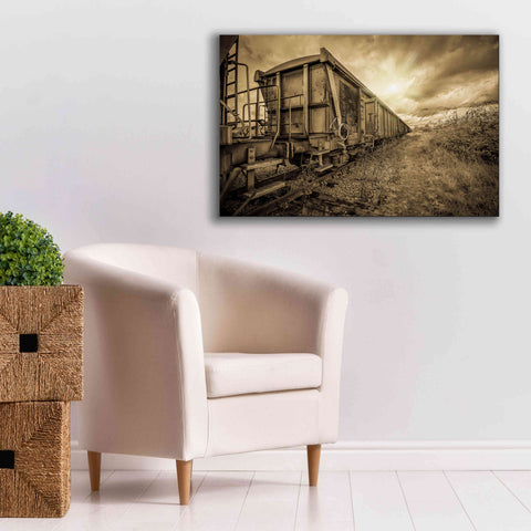 Image of 'Lost Train' by Sebastien Lory, Giclee Canvas Wall Art,40 x 26