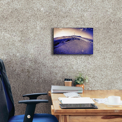 Image of 'Lunar Viaduct' by Sebastien Lory, Giclee Canvas Wall Art,18 x 12