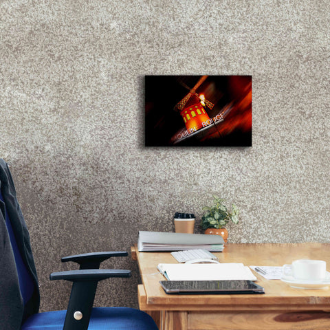 Image of 'Moulin Rouge' by Sebastien Lory, Giclee Canvas Wall Art,18 x 12