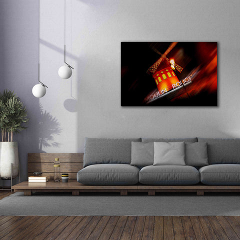 Image of 'Moulin Rouge' by Sebastien Lory, Giclee Canvas Wall Art,60 x 40