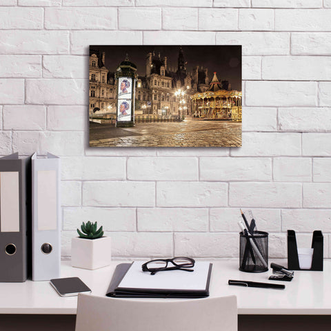 Image of 'Night Carnival' by Sebastien Lory, Giclee Canvas Wall Art,18 x 12