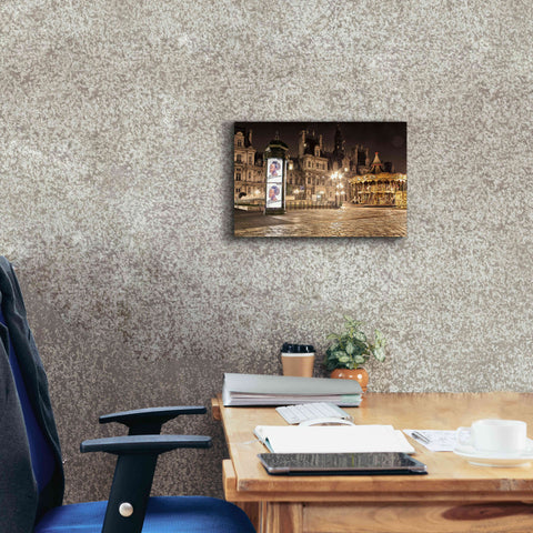 Image of 'Night Carnival' by Sebastien Lory, Giclee Canvas Wall Art,18 x 12