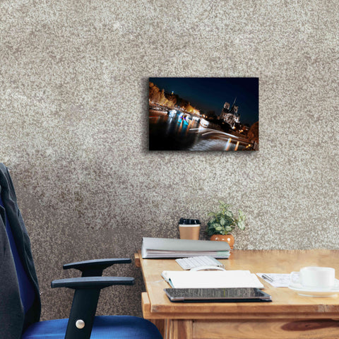 Image of 'Parisian Lights' by Sebastien Lory, Giclee Canvas Wall Art,18 x 12