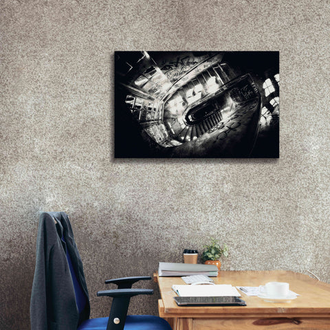 Image of 'Sanat stairs' by Sebastien Lory, Giclee Canvas Wall Art,40 x 26