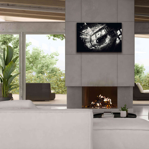 Image of 'Sanat stairs' by Sebastien Lory, Giclee Canvas Wall Art,40 x 26