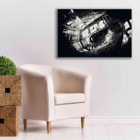 Image of 'Sanat stairs' by Sebastien Lory, Giclee Canvas Wall Art,40 x 26