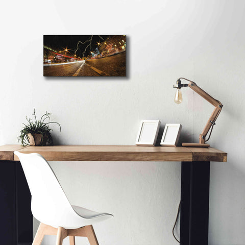 Image of 'Elysee storm' by Sebastien Lory, Giclee Canvas Wall Art,24 x 12