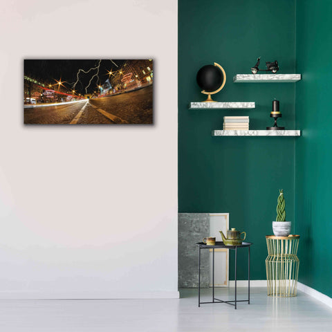 Image of 'Elysee storm' by Sebastien Lory, Giclee Canvas Wall Art,40 x 20
