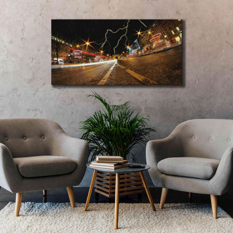 Image of 'Elysee storm' by Sebastien Lory, Giclee Canvas Wall Art,60 x 30