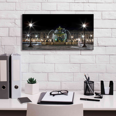 Image of 'Concorde' by Sebastien Lory, Giclee Canvas Wall Art,24 x 12