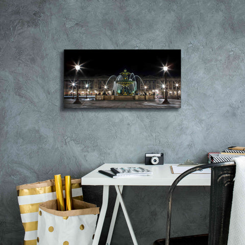 Image of 'Concorde' by Sebastien Lory, Giclee Canvas Wall Art,24 x 12