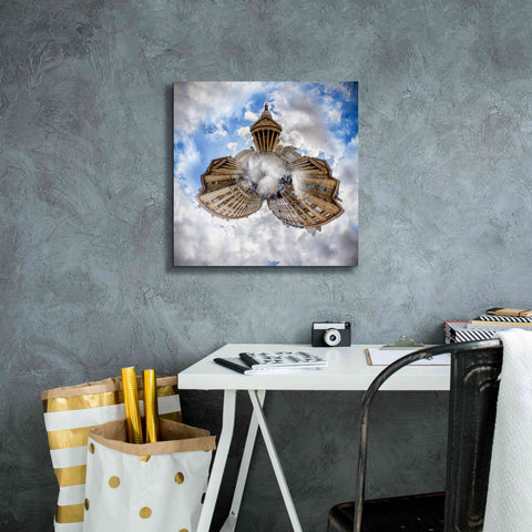 Image of 'Pantheon' by Sebastien Lory, Giclee Canvas Wall Art,18 x 18