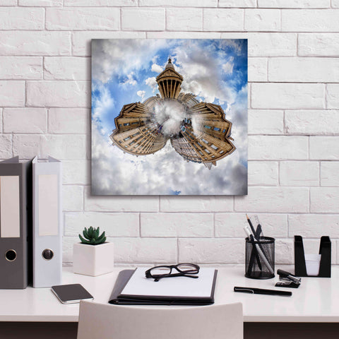 Image of 'Pantheon' by Sebastien Lory, Giclee Canvas Wall Art,18 x 18