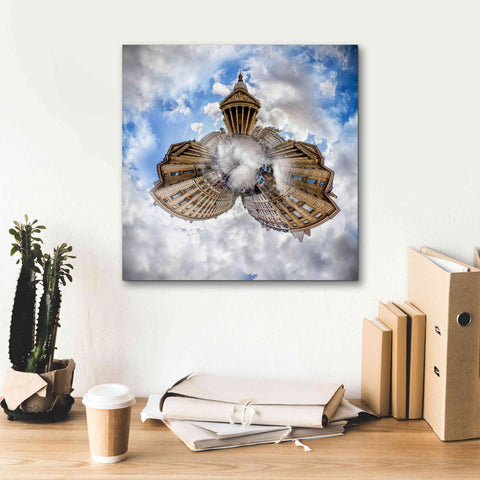 Image of 'Pantheon' by Sebastien Lory, Giclee Canvas Wall Art,18 x 18