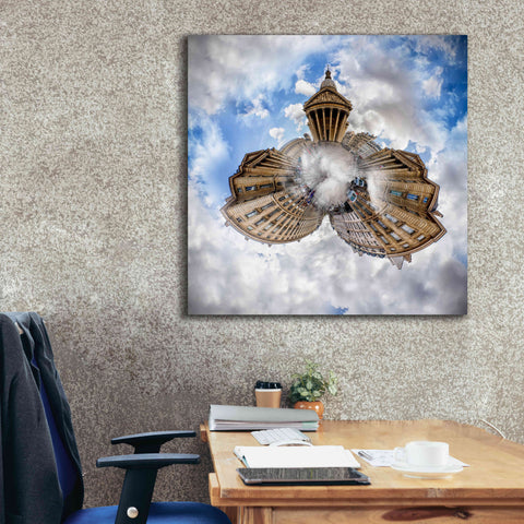 Image of 'Pantheon' by Sebastien Lory, Giclee Canvas Wall Art,37 x 37