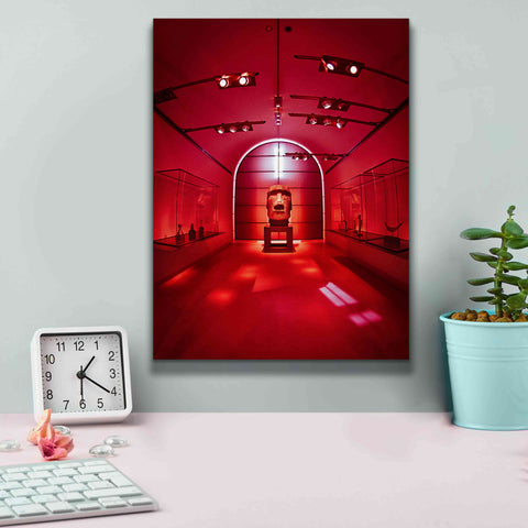 Image of 'Red Sculpture' by Sebastien Lory, Giclee Canvas Wall Art,12 x 16