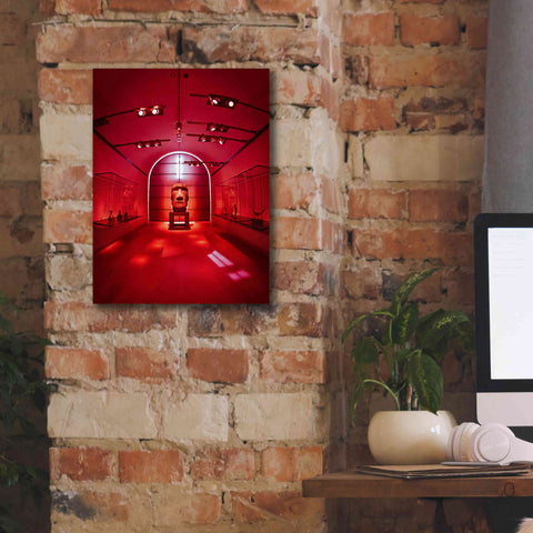 Image of 'Red Sculpture' by Sebastien Lory, Giclee Canvas Wall Art,12 x 16