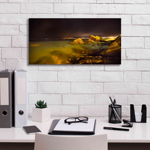 Image of 'Cannes La bocca' by Sebastien Lory, Giclee Canvas Wall Art,24 x 12