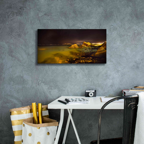 Image of 'Cannes La bocca' by Sebastien Lory, Giclee Canvas Wall Art,24 x 12