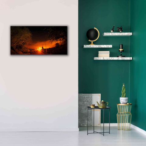 Image of 'Way To The Stars' by Sebastien Lory, Giclee Canvas Wall Art,40 x 20