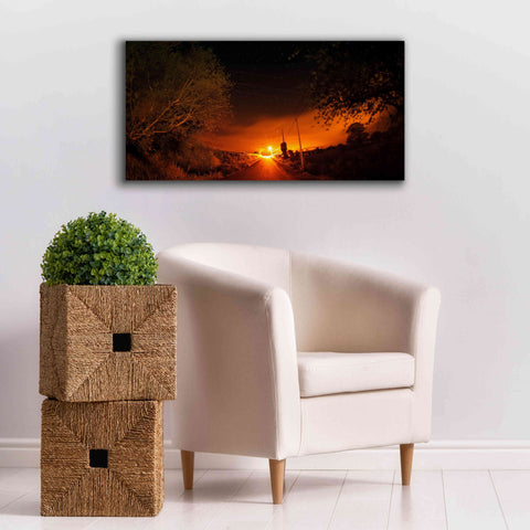 Image of 'Way To The Stars' by Sebastien Lory, Giclee Canvas Wall Art,40 x 20