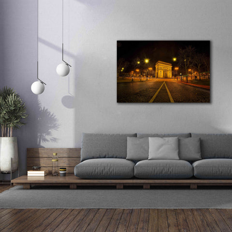 Image of 'Arc Night' by Sebastien Lory, Giclee Canvas Wall Art,60 x 40