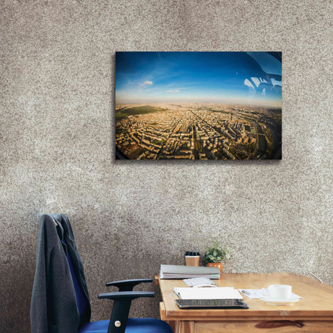 Image of 'Urban Sky' by Sebastien Lory, Giclee Canvas Wall Art,40 x 26