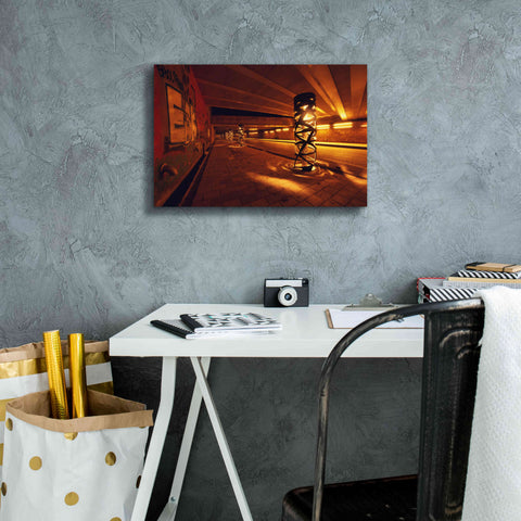 Image of 'Light Bridge' by Sebastien Lory, Giclee Canvas Wall Art,18 x 12
